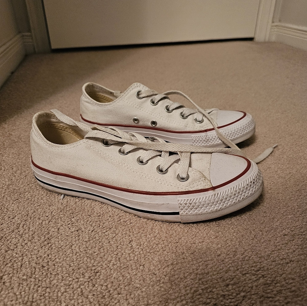 3 PAIRS OF Converse low-rise